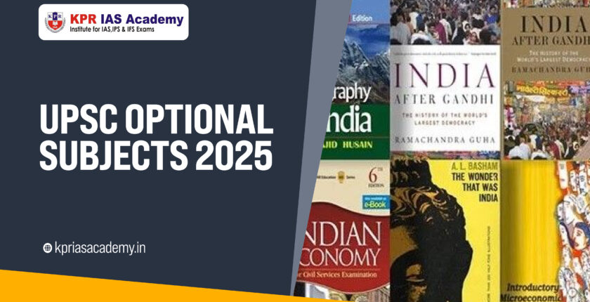 Master UPSC Optional Subjects List 2025